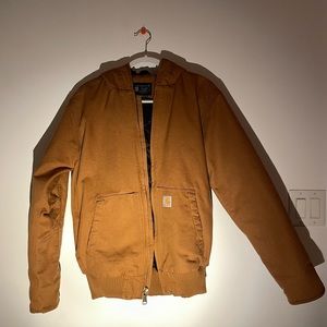 Brown Carhartt Loose Fit Jacket Sz S (Model # J130-M)